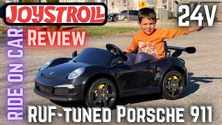 JOYSTOLL Ride On Car 24 V Licensed Porsche Black - Review with Anthony