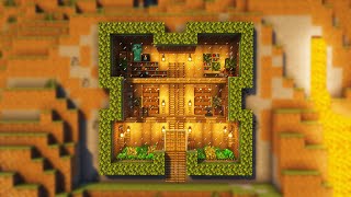 Minecraft Mountain House Tutorial - How to Build a Mountain House in Minecraft 1.20+