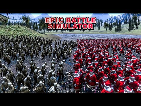 1000 DEDA MRAZA VS 500 ZOMBIA - Ultimate Epic Battle Simulator