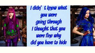 Space Between Colour Coded Lyrics - Dove Cameron &amp; Sofia Carson (Descendants 2)