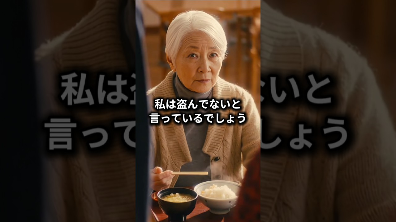 食堂でスマホ泥棒扱いされたおばあさん、警察官が放った衝撃の一言 #スカッと #ショートドラマ#スカッとする話 #因果応報