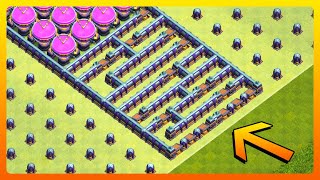 Extreme 50,000,000 LOOT Maze Troll Base in Clash of Clans!