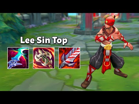 Lethality Lee Sin is broken in top lane…