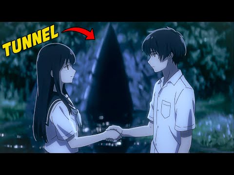 Boy And Girl Enter A Tunnel To Fulfill Their Deepest Desires