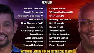 Live Sri Lanka Legends vs West Indies Legends | SLL vs WIL Live, 2nd Semi Final Match | RSWS T20