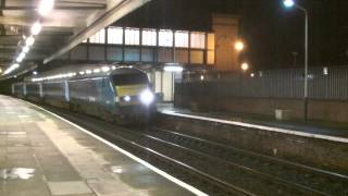 preview picture of video 'Half an Hour at (12) - Colwyn Bay Station 10.2.2014 - Class 67 175 221 inc WAG'