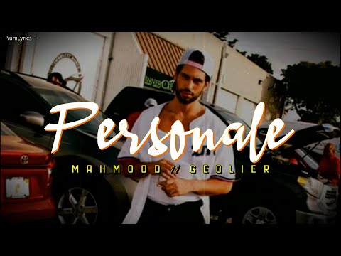Mahmood, Geolier - PERSONALE (Lyrics/Testo)