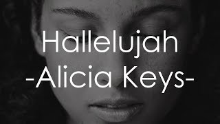 Hallelujah - Alicia Keys [Lyrics]