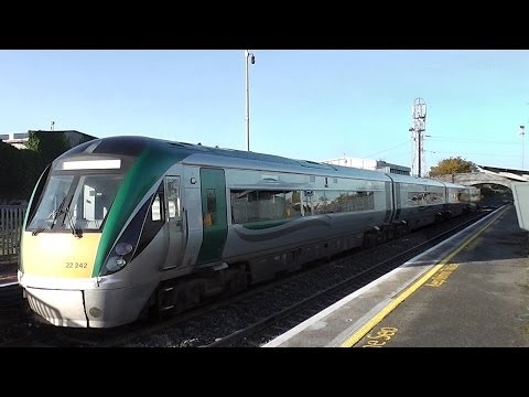 IE 22000 Class DMU Train number 22242 - Broombridge Station, Dublin