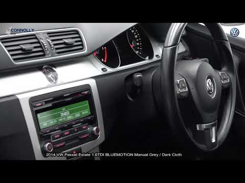 CMG VW SLIGO: 2014 VW Passat Estate 1.6TDI BLUEMOTION Manual Grey / Dark Cloth