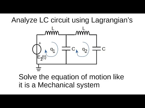 LC^2 Oscillator circuit. Exploiting Mechanical-Electrical duality using Lagrangian's.
