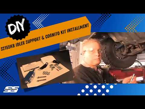 How to install SuperSteer Idler, Support Brace Kit SS175K8 Chevy Duramax eliminate steering slop