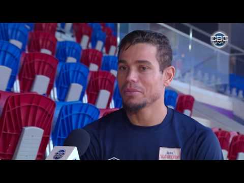 Uma entrevista bem legal na TV CBC sport do Azerbaijão.