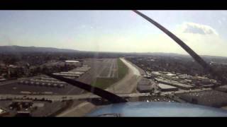 preview picture of video 'Landing El Monte Runway 19'