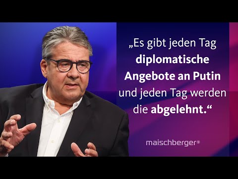 Sigmar Gabriel über außenpolitische Herausforderungen und Neuausrichtung der SPD | maischberger