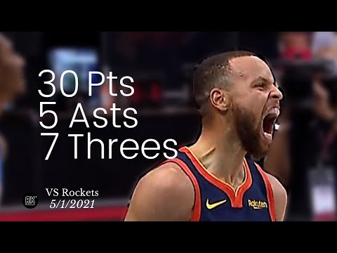 Stephen Curry 30 Pts, 5 Asts, 7 Threes vs Rockets | FULL Highlights