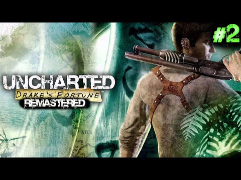 Uncharted 1: Fortuna Drake'a Remastered PS4 PL Gameplay no commentary (odc 2-poszukiwanie El Dorado)