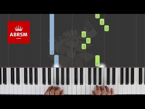 The Detective / ABRSM Piano Grade 1 2021 & 2022, C:3 / Synthesia Piano tutorial