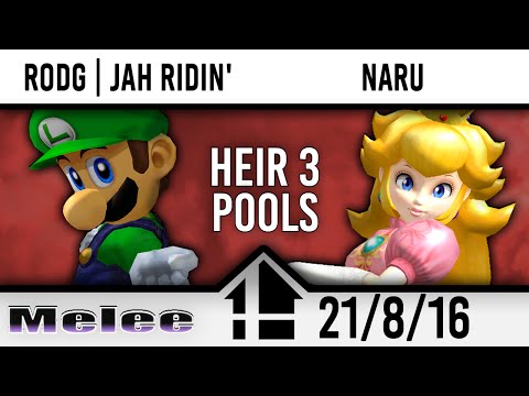 Heir 3 Pool D - RODG | Jah Ridin' (Luigi) vs Naru (Peach)