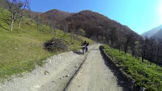 preview picture of video 'On the road to Teregova with my F650GS'