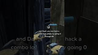 How To Hack a 3 Dial Combination Lock in DayZ #dayz #dayzgameplay