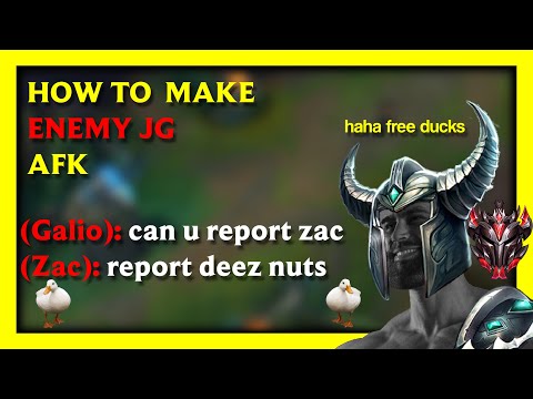 How to Make The Enemy Jungler TILT and AFK  with Mid Tryndamere