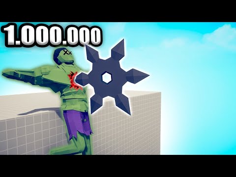 1.000.000 DAMAGE SAMURAI vs BOSS UNITS - TABS | Totally Accurate Battle Simulator 2025
