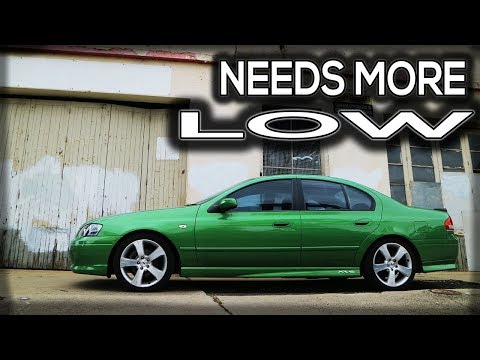 How To Lower Your Car On A Budget | BA-BF Falcon