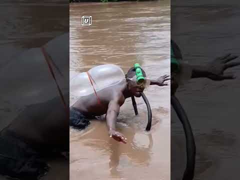 Insane scuba diving technology 🤷😂🤿                     🎥: Lucid Odhis via ViralHog