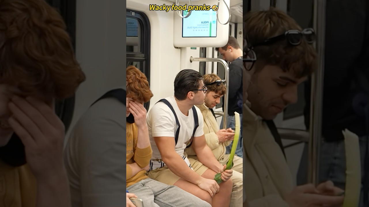 Wacky food pranks #funny #prank #library #fypyoutube
