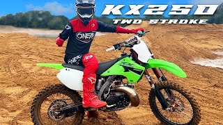 KX250 Two Stroke RIPS Wide Open!!
