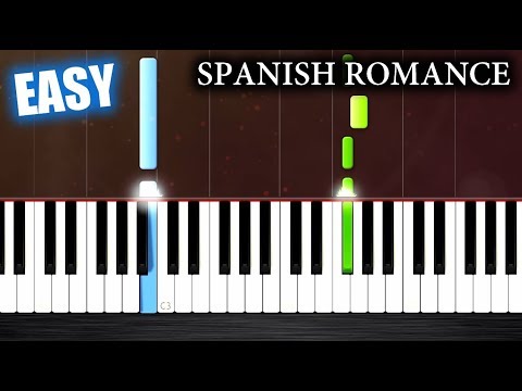 Spanish Romance - EASY Piano Tutorial by PlutaX