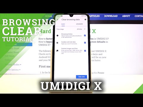 How to Clear Browsing Data in UMIDIGI X – Clear Browsing History