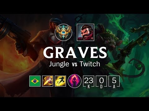 Graves Jungle vs Twitch - BR Challenger Patch 8.23