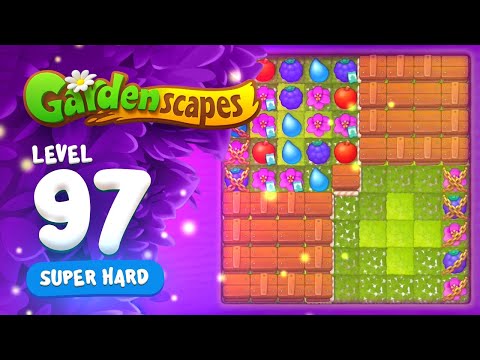 Gardenscapes - Super Hard Level 97