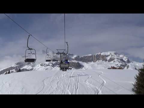 Risalita integrale seggiovia Leitner "Vizza" - Arabba (BL) / Chairlift / Sessellift / 纜車 / チェアリフト