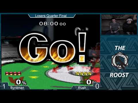 The Roost #4 Byrdman (Marth, Cpt. Falcon) v. Rush (Fox) Losers Quarter Final