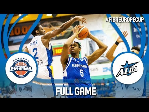 Bnei Rav-Bariach Herzliya (ISR) v Alba Fehervar (HUN) - Full Game - FIBA Europe Cup 2017-18
