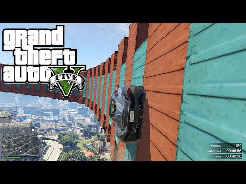 Grand theft auto V online trke (neverovatan wallride)