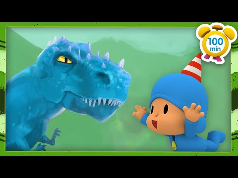 🦕POCOYO in ENGLISH - Dinosaurs for kids  [100 min ] | Full Episodes | VIDEOS and CARTOONS