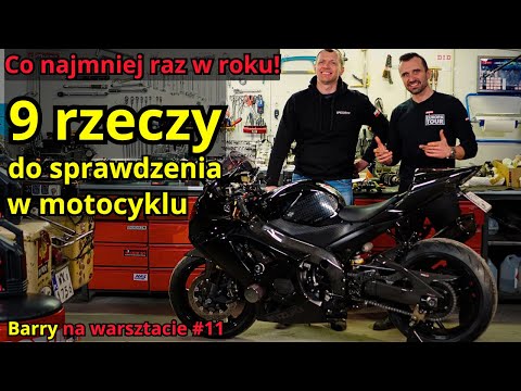 Musisz to sprawdzić w motocyklu przed sezonem! Zrób to sam - poradnik | Barry na warsztacie #11
