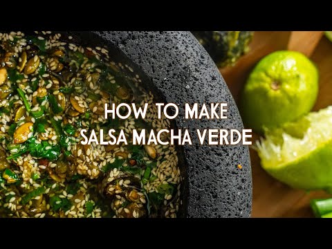 How To Make Salsa Macha Verde