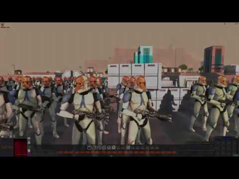 Siege de Mandalore : Star wars the clone wars  Men of war assault squad 2