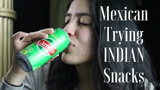 Hispanic Trying Indian Snacks