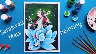 Saraswati Mata painting 🦢🦢 | Vasant Panchami special painting