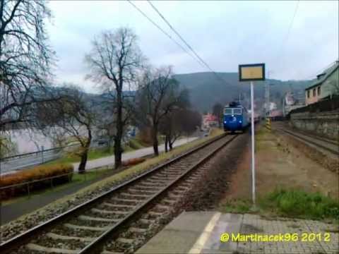 Průjezdy vlaků - Dolní Zálezly, 10.11.2012