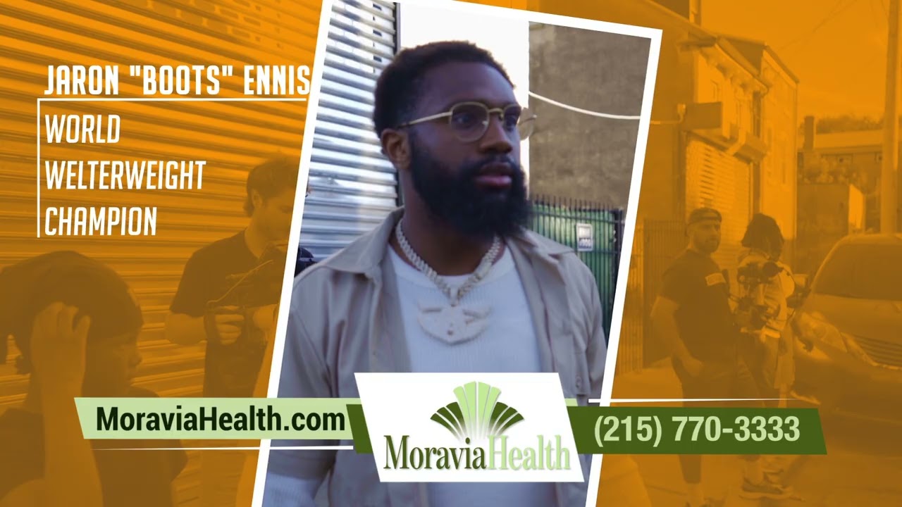 Moravia Health "Join the Movement" With World Welterweight Champion Jaron "Boots" Ennis
