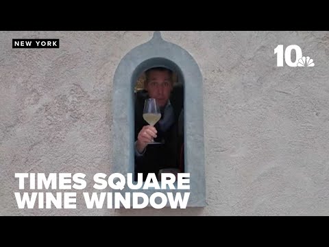 Wine window opens in New York City