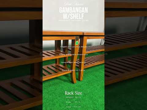 RAK SEPATU GAMBANGAN W/SHELF