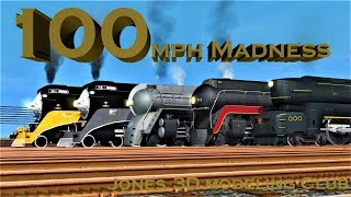 [100mph Streamliner Madness!] Southern Pacific GS-3 VS PRR T1, N&W Class J, Dreyfuss Hudson - Trainz